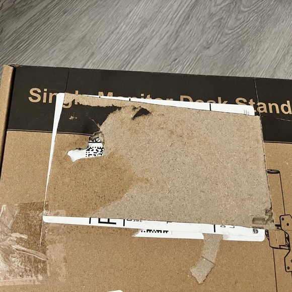 WALI Single Monitor Stand, Adjustable Monitor Stand for One Screen up to 32inch - Picture 10 of 14